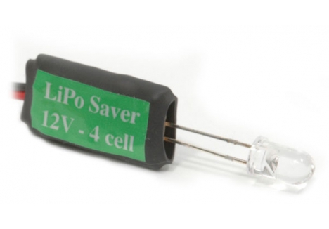 Etronix Li-Po Saver 4-Cell LED Warning Monitor for 4S LiPo RC Battery ET0552