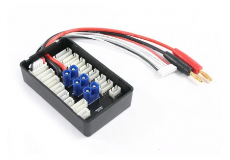 eTronix ParaBoard Parallel Charging Board EC3 Connector XH Balance 3 Port ET0289