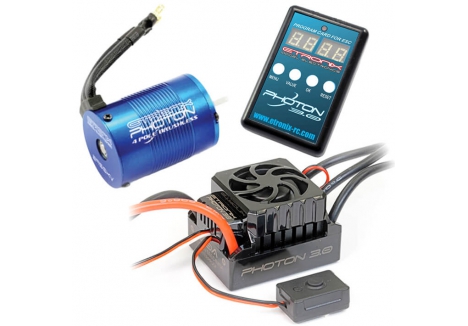 Etronix Photon 3.0 60A Brushless ESC 2950KV Motor Combo 1/10 ET0445
