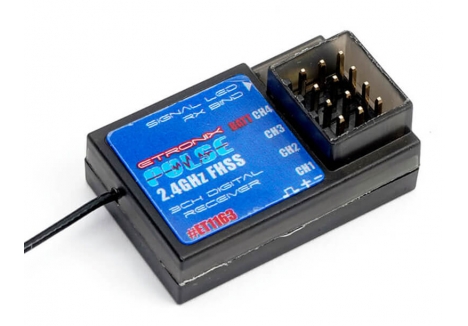 Etronix Pulse 4-Channel 2.4GHz FHSS Receiver for RC Cars and Boats ET1163
