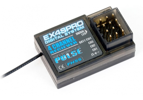 Etronix Pulse FHSS 2.4GHz Receiver 4-Channel for RC Surface Models ET1165