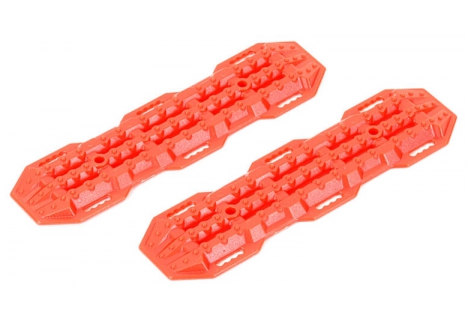 Fastrax 1/10 Scale Rubber Red Recovery Ramps for RC Crawler FAST2398R