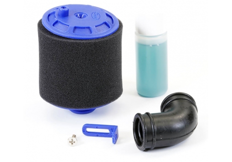 Fastrax 1/8th Scale Re-Buildable Air Filter Blue with Oil and Adapter FAST960B