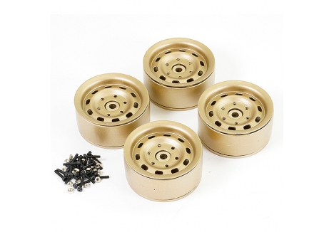 Fastrax Aluminium Beadlock Old Round Wheels 1.9in Bronze 1/10 FAST0143BZ
