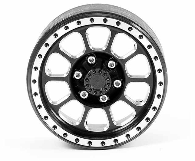 Fastrax Aluminium Beadlock TEN 1.9in Wheels (2) - Black - Fastrax - RC ...