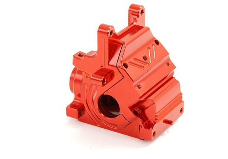 Fastrax ARRMA Aluminium Gearbox Housing Red FTAR029R
