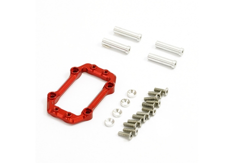 Fastrax ARRMA Aluminium Servo Mount 1/8 Kraton EXB 6S Red FTAR024R