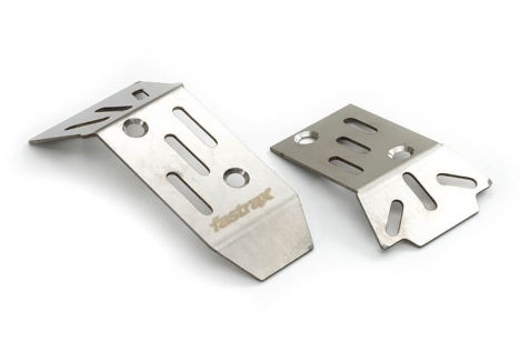 Fastrax Arrma GROM Granite Mojave Stainless Steel Armor Skid Plate FTAR069