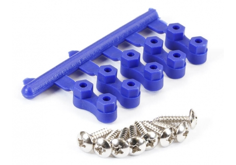 Fastrax Blue Servo Mounts RC Accessory FAST41B