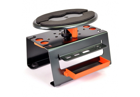 Fastrax Deluxe Aluminium Locking Rotating Maintenance Stand Grey FAST404GY