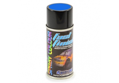 Fastrax Fast Finish Rally Blue Spray Paint for Polycarbonate RC Car Bodies 150ml FAST267