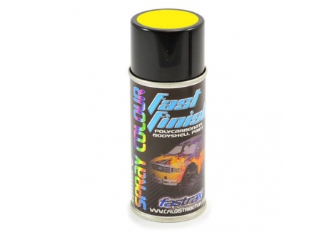 Fastrax Fast Finish Yellow Glow Spray Paint 150ml FAST261