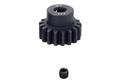 Fastrax M1 17T Steel Pinion Gear MOD1 5mm Shaft FASTM1-175