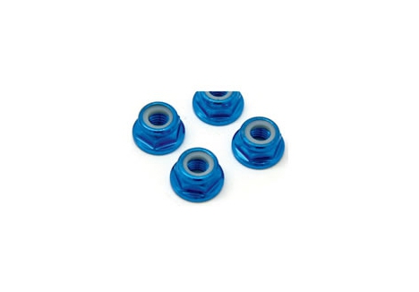 Fastrax M5 Blue Flanged Locknuts (4) FTM5BF