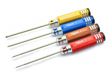 Fastrax Metric Hardened Hex Driver Set 1.5mm 2.0mm 2.5mm 3.0mm FAST617