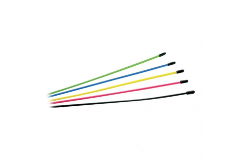 Fastrax Multi Coloured Assorted Antenna Tubes 6 Piece FAST103-6
