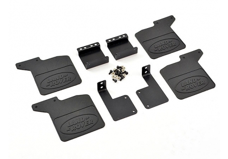 Fastrax Rubber Mudflaps Aluminium Mounts for 1/10 Traxxas TRX-4 Defender FTTX343