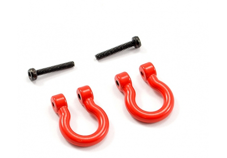 Fastrax Scale Bumper Tow Hooks 1/10 Metal Pair FAST2378
