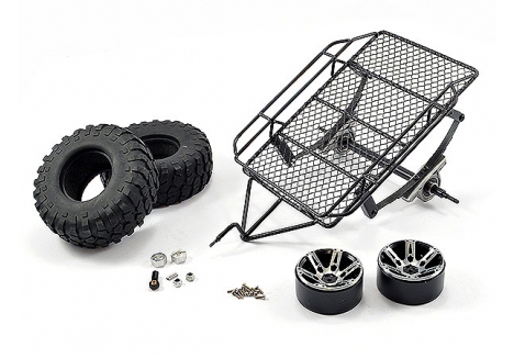 Fastrax Scale Rear Aluminium Trailer 1/10 RC Crawler FAST2372