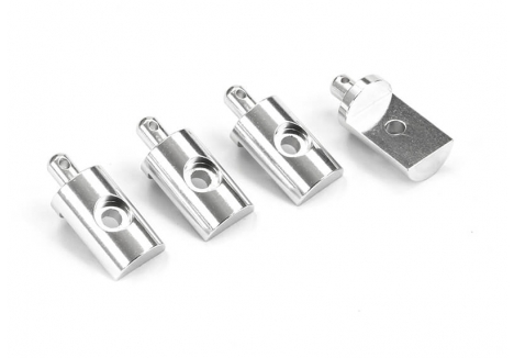 Fastrax Tamiya CW-01 Aluminium Body Mounts Pack of Four FTTA125B