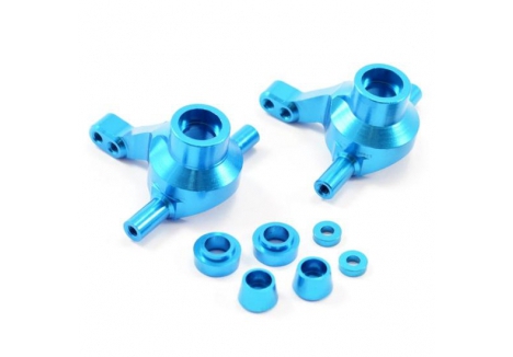 Fastrax Tamiya TT02 Aluminium Front Steering Blocks Pair FTTA009B