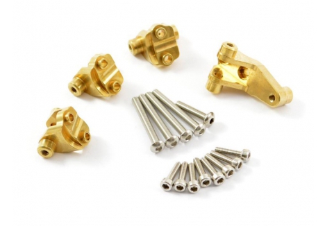 Fastrax TRX-4 Brass Front Rear Link Mount Set FTTX331BR