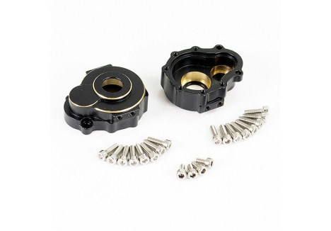 Fastrax TRX-4 Brass Portal Drive Housing Outer Front Rear Pair FTTX304BRB