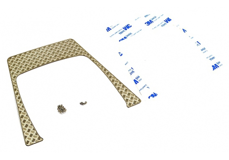 Fastrax TRX-4 Stamped Steel Front Hood Plate Replacement Part FTTX337