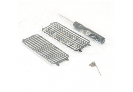 Fastrax TRX-4M Stainless Steel Rear Side Window Guard Net Pair FTTX479