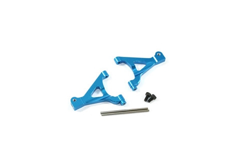 Fastrax TRX Blue Aluminium Front Upper Arms for 1/16 Traxxas Mini Slash FTTX282
