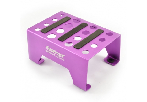 Fastrax Universal Aluminium Car Stand Purple With Magnetic Strip FAST410P