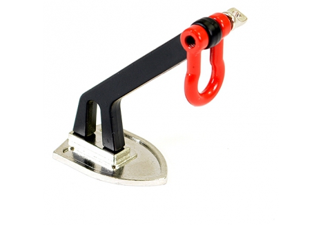 Fastrax Winch Shovel Anchor with Shackle Black Silver RC Crawler Accessory FAST2391BS