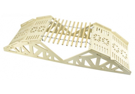 Fastrax Wood Board Up'N'Over Bridge 1/24 RC Climbing Obstacle FAST2399-08