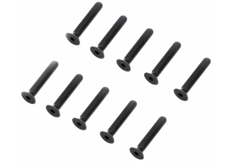 Flat Head Screws, M5 x 30mm STL (10)