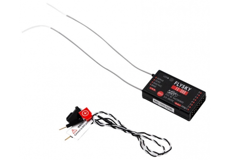 FlySky FS-SR8 8-Channel 2.4GHz RC Receiver with Dual Antenna FS-SR8