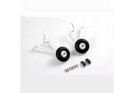 FMS 64MM F-16 Main Landing Gear Set Left Right Battlefield Grey FMSER112GY