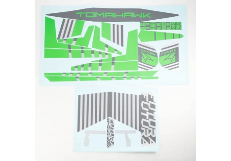 FMS 64MM Futura Sticker Green Decal Set FMSEN114GN