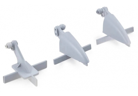 FMS 64MM J-10 Control Horn RC Aircraft Component Grey FMSEU114GY