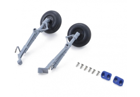 FMS 64MM J-10 MAIN LANDING GEAR SET - BLUE FMSEU110BU