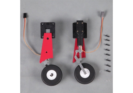 FMS 80mm Futura Main Landing Gear System Red FMSPW115RED