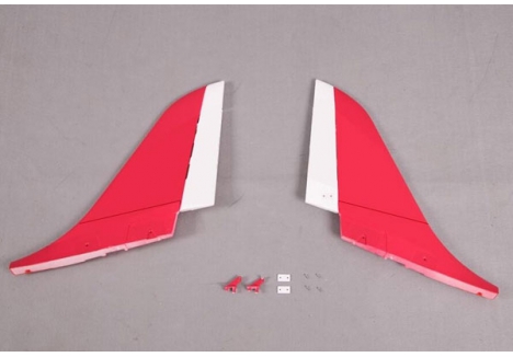 FMS EDF Jet 90mm Super Scorpion Vertical Stabiliser Red FMSRA103R