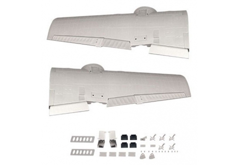 FMS F7F Tigercat 1700MM RC Aircraft Main Wing Set Silver FMSRB102SIL