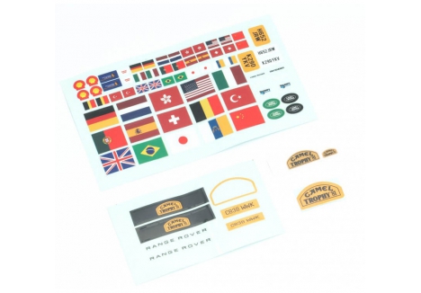 FMS FCX24M Range Rover First-Generation RC Car Body Decal Sheet FMS-C3452