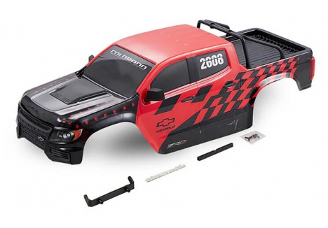 FMS FMT10 11021RS Car Body Assembly Red Black FMS-C3620