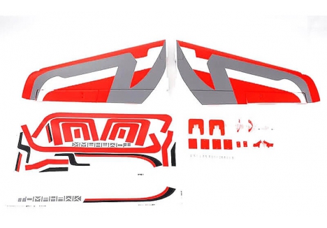 FMS Futura V3 Main Wing Set Red RC Aeroplane FMSRP102-RED