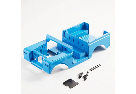 FMS Land Rover RC Car Body 1:12 Scale Pre-Painted Blue FMS-C1678