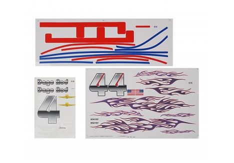 FMS P-51 Dago Red 1100mm RC Aircraft Decal Sheet FMSEH110