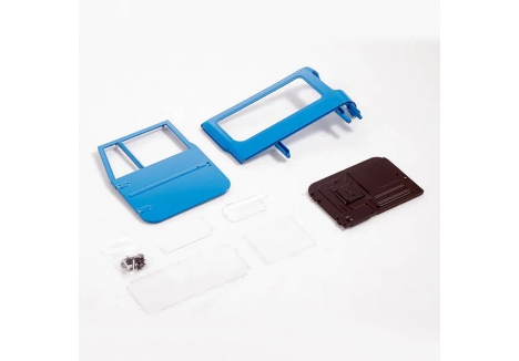 FMS Toyota FJ40 1/10 Scale Left Door and Window Assembly Blue C1602