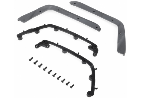 Front Fenders, Gray, Jeep JT: SCX10 III MotoBilt
