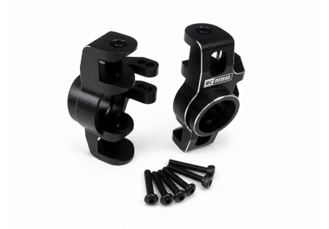 Front Hubs, Black Aluminium, Mini Kraton